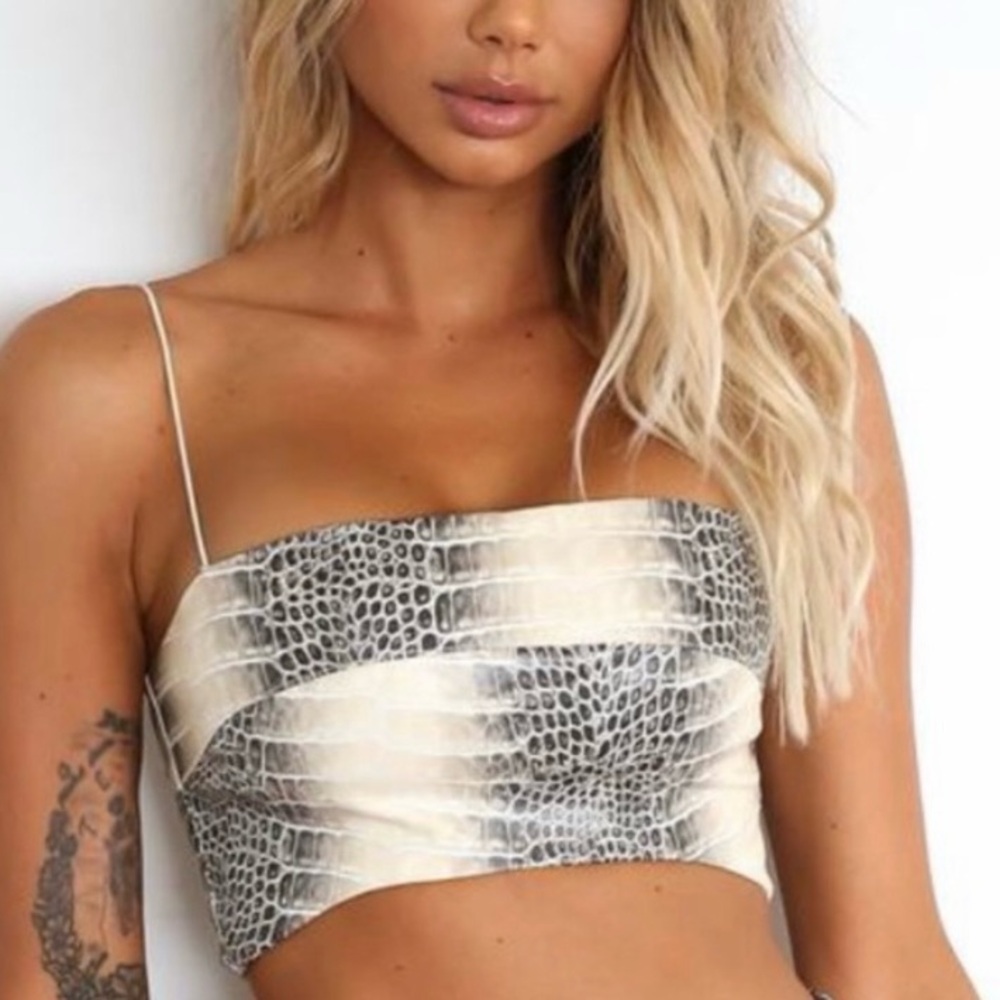 Snakeskin crop - Picture 5 of 5